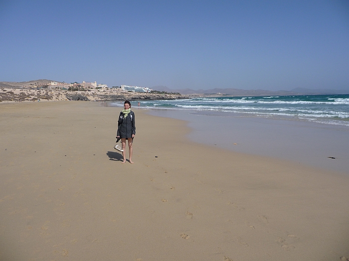 Strandwanderung in Costa Calma 1